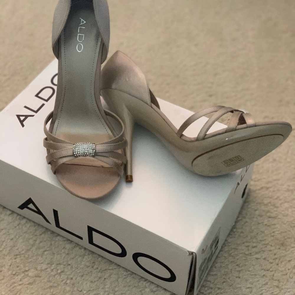Aldo Derocco Tan Stiletto Heels